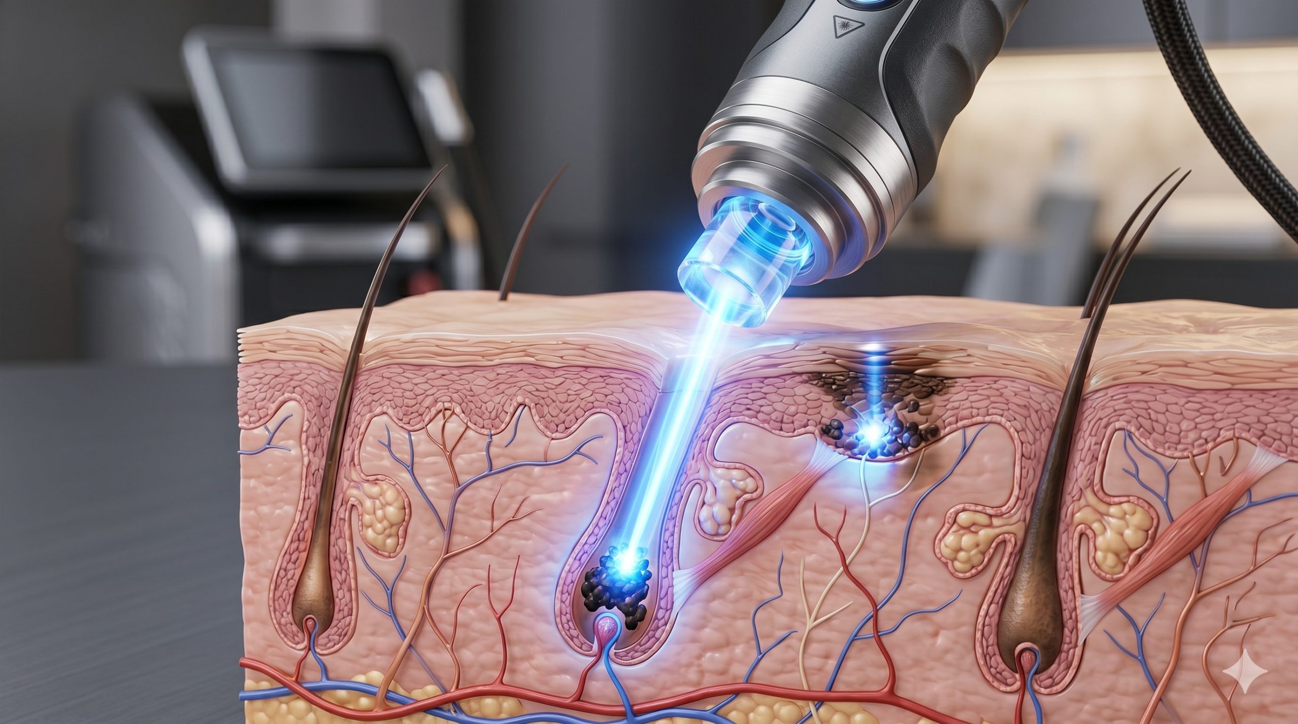New Generation Picosecond Laser Machine Aesthetic System | Superior Clearance vs Legacy Q-Switched for Tattoo & Pigment scenario 3