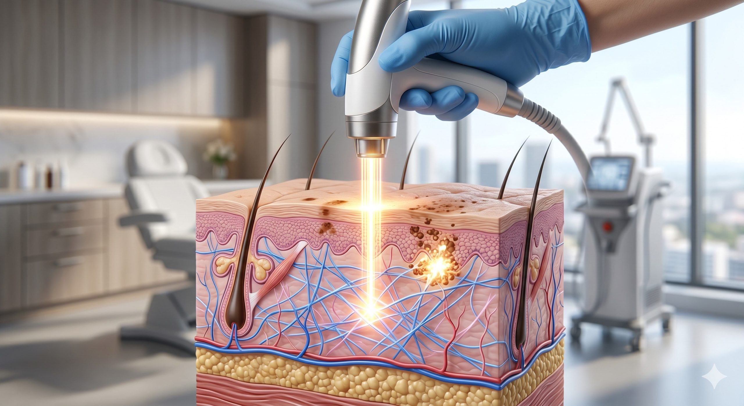 Professional Non-Ablative Fractional Thulium Laser: Triple Wavelength & ICE Cooling System - Factory Price scenario 3