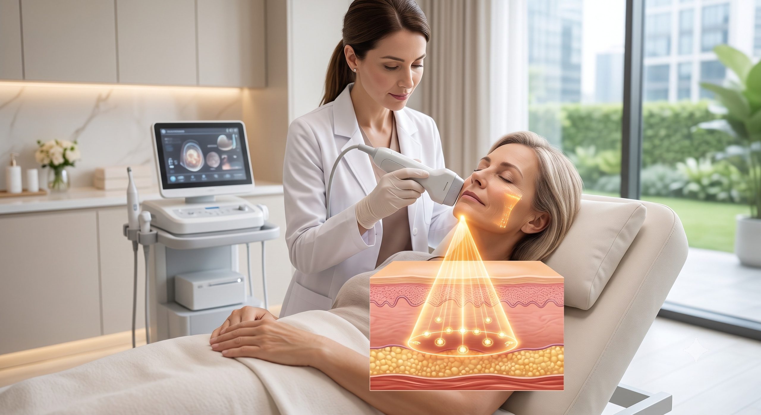 The Ultimate Clinic Guide to HIFU Non-Surgical Face Lift: Efficacy, Wavelengths, and ROI details